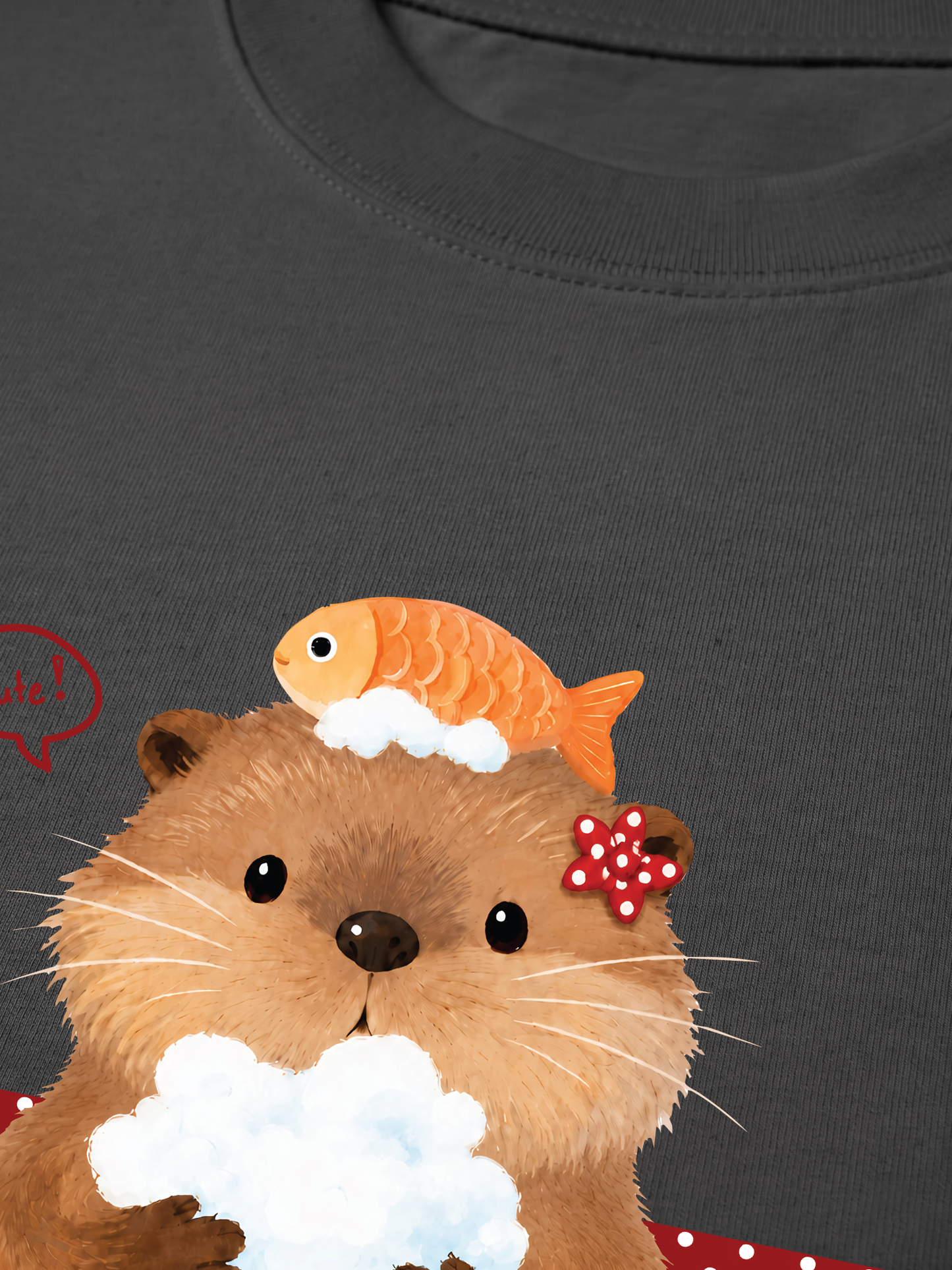 Áo Thun Relaxed Fit Animal Mood Bubble Beaver