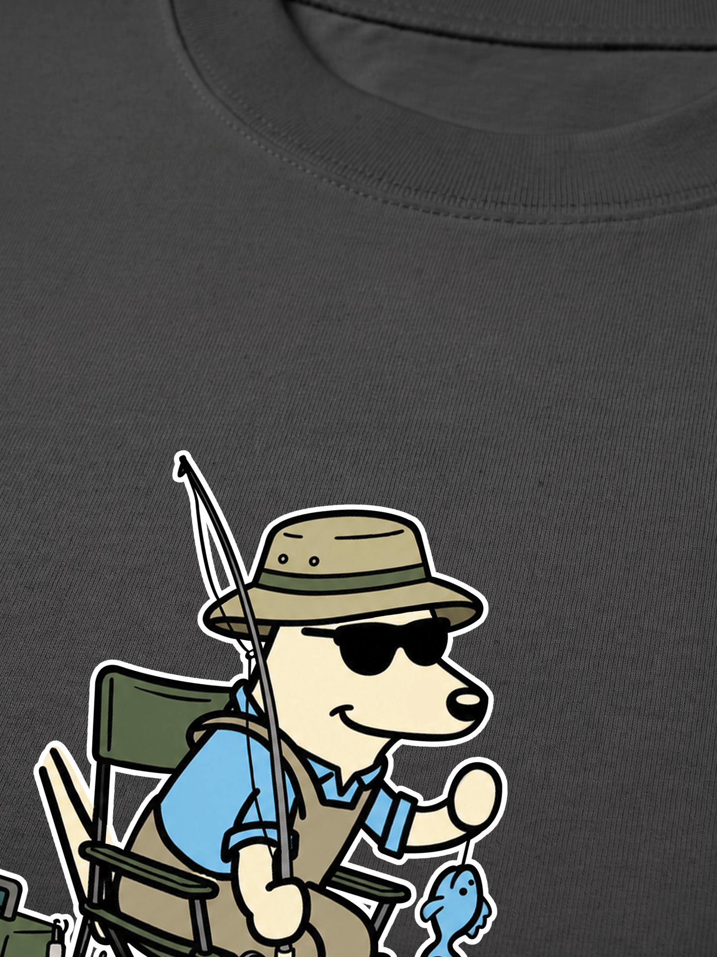 Áo Thun Relaxed Fit Đam Mê Câu Cá