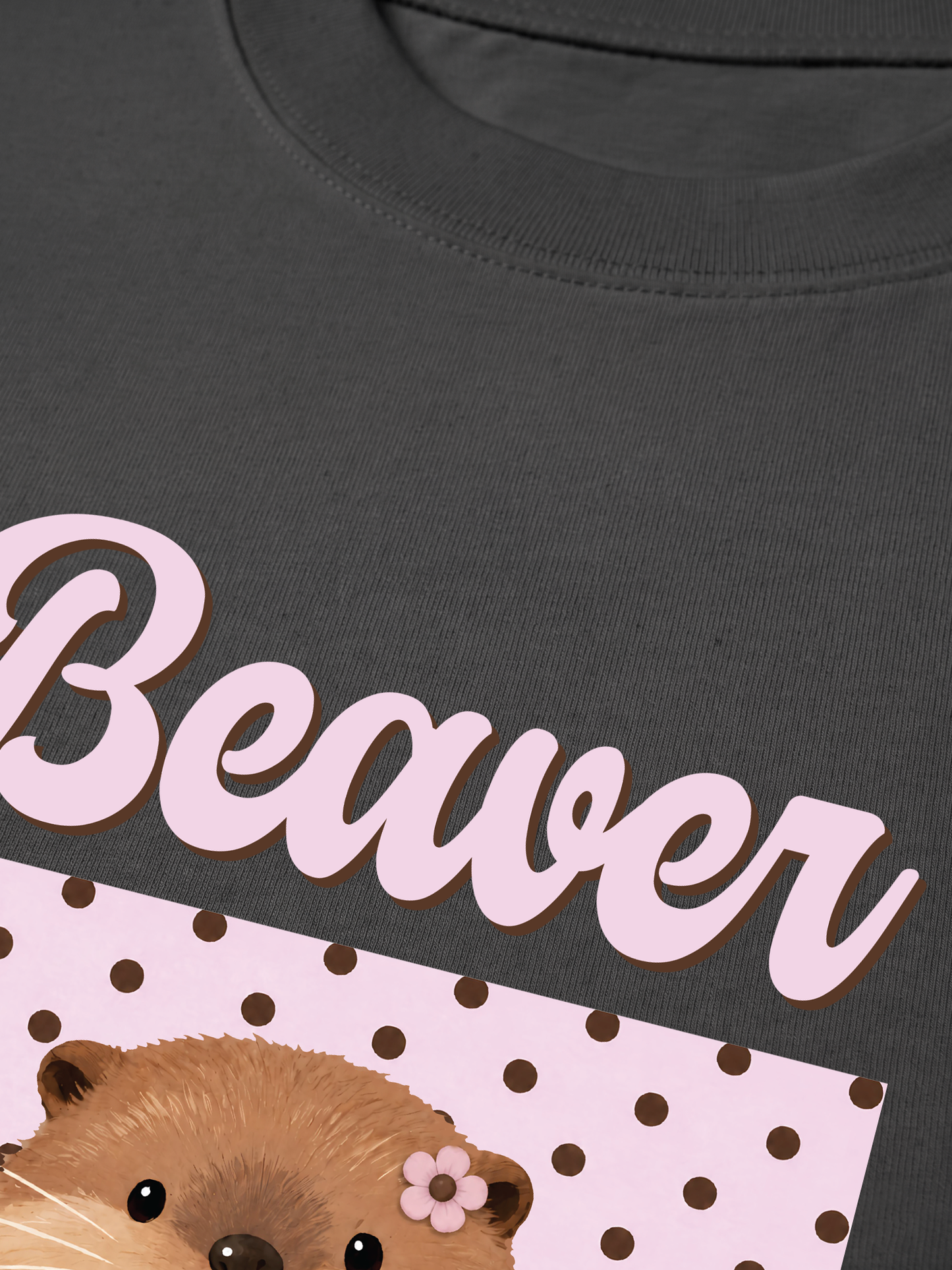 Áo Thun Relaxed Fit Animal Mood Sweet Beaver