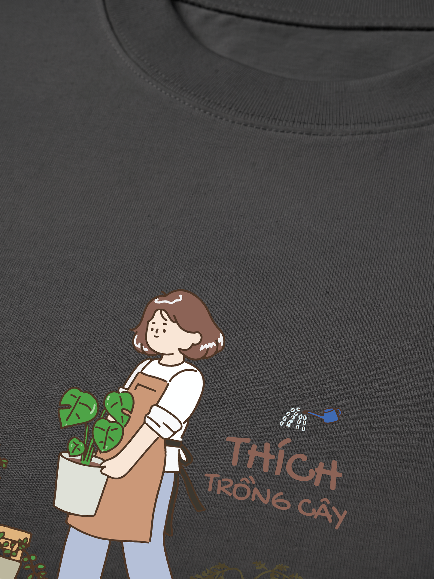 Áo Thun Relaxed Fit Thích Trồng Cây