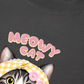Áo Thun Relaxed Fit Meowy Cat Yellow Plaid