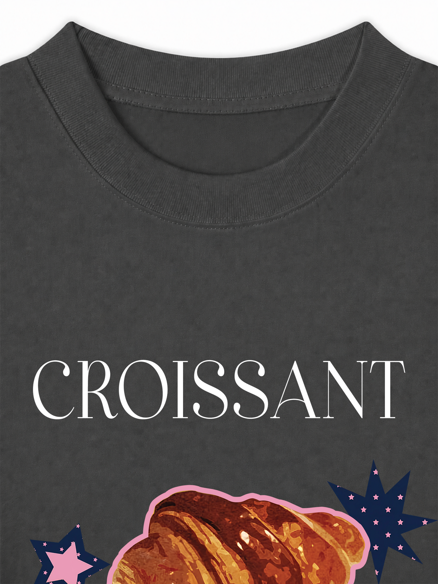 Áo Thun Relaxed Fit Croissant Y2K