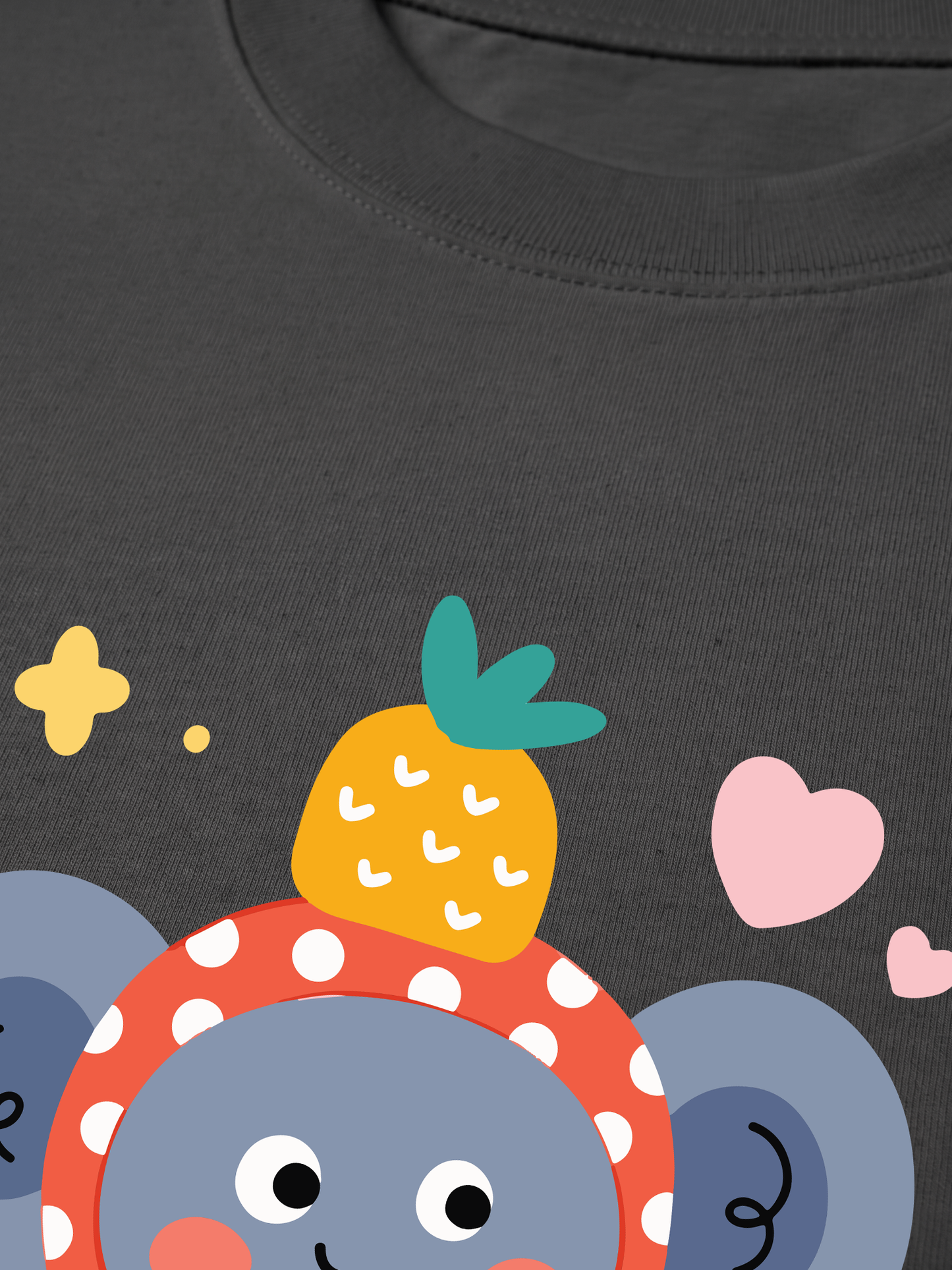 Áo Thun Relaxed Fit Pineapple Cutie Elephant