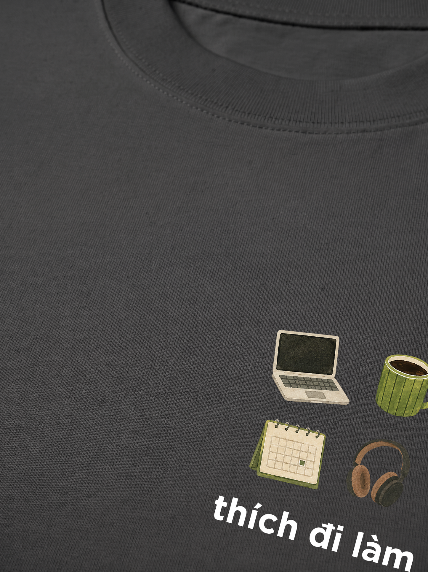 Áo Thun Relaxed Fit Thích Đi Làm