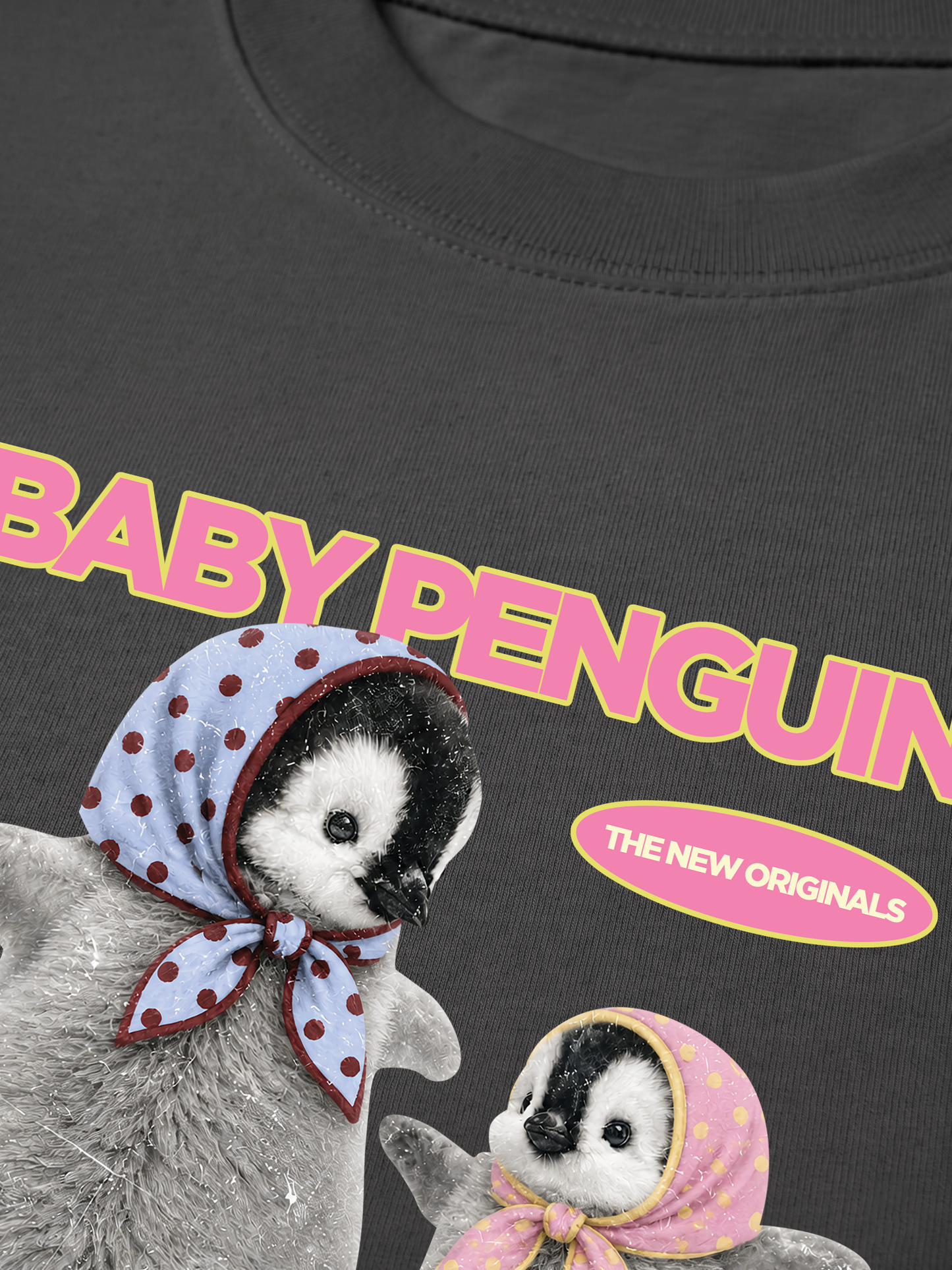 Áo Thun Relaxed Fit Baby Penguin
