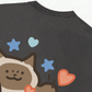 Áo Thun Relaxed Fit Happy Luv Cat Couple