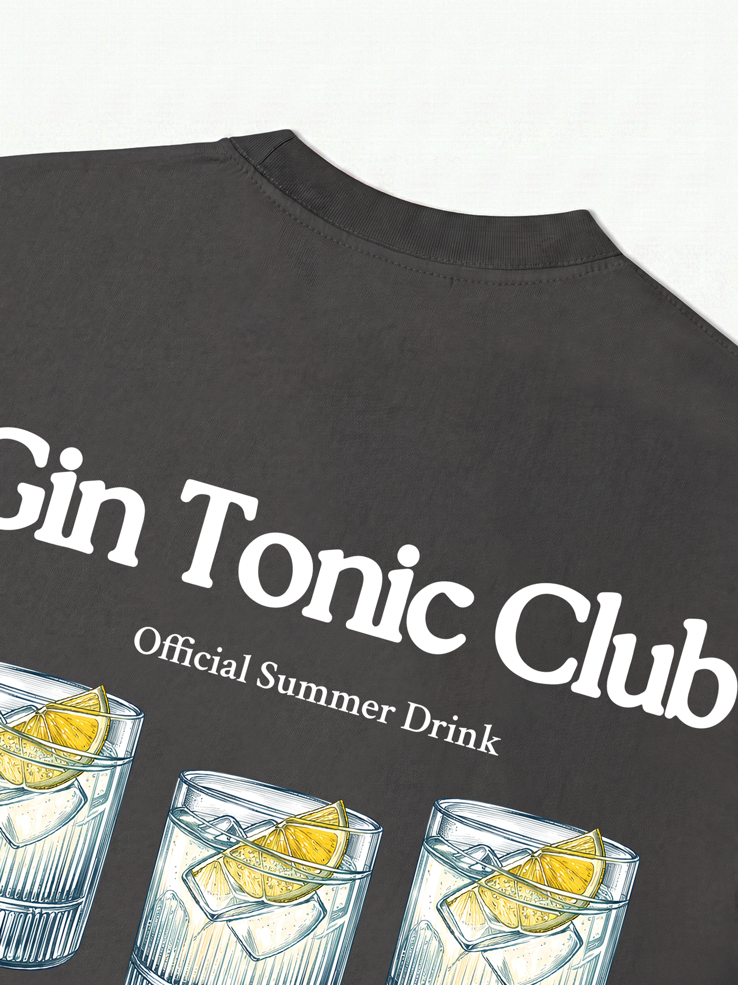 Áo Thun Relaxed Fit Gin Tonic Club
