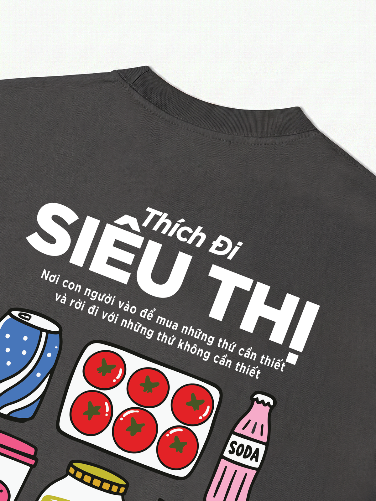 Áo Thun Relaxed Fit Thích Đi Siêu Thị