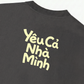 Áo Thun Relaxed Fit Yêu Bố Yêu Mẹ Yêu Cả Nhà Mình