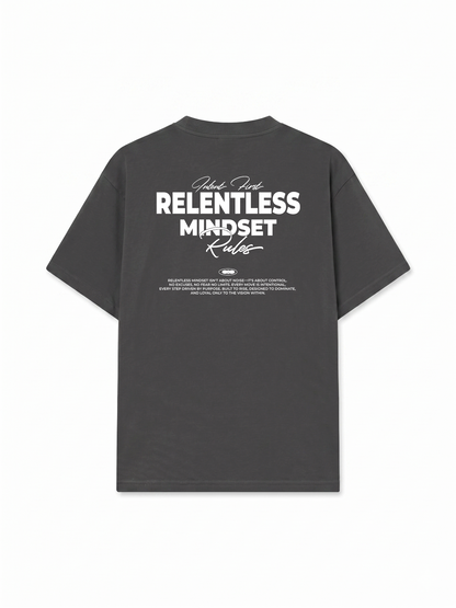 Áo Thun Relaxed Fit Success Story Intent First Relentless Mindset Rules