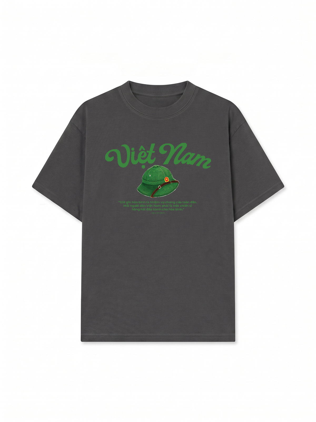 Áo Thun Relaxed Fit Mũ Cối Việt Nam