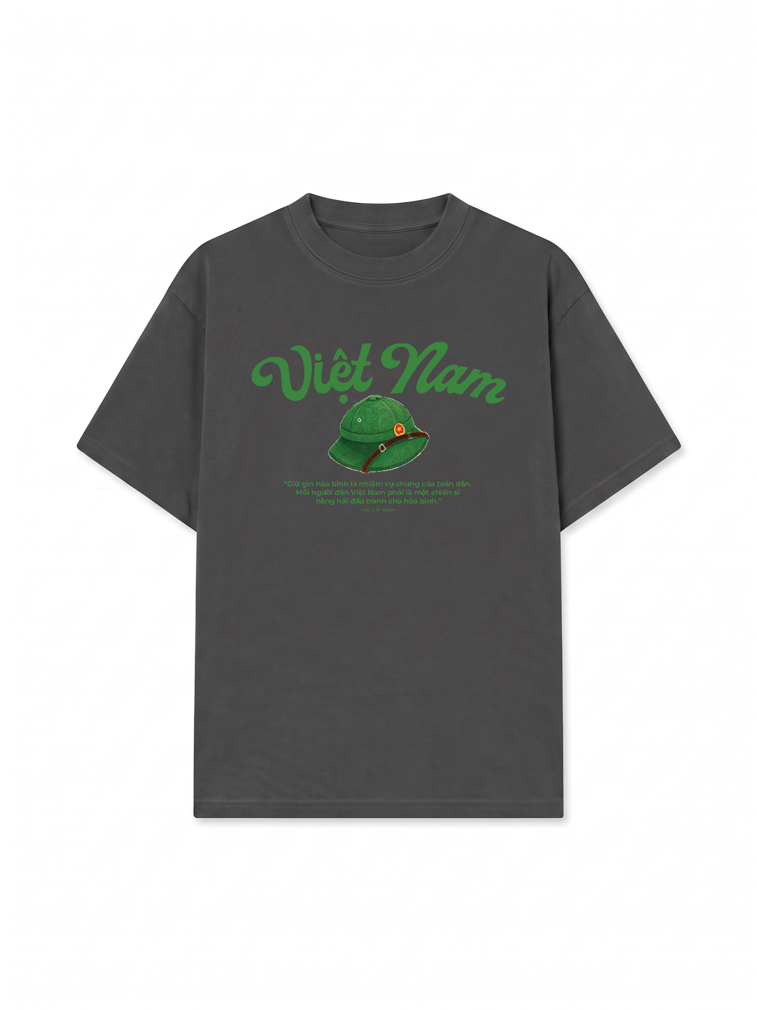 Áo Thun Relaxed Fit Mũ Cối Việt Nam