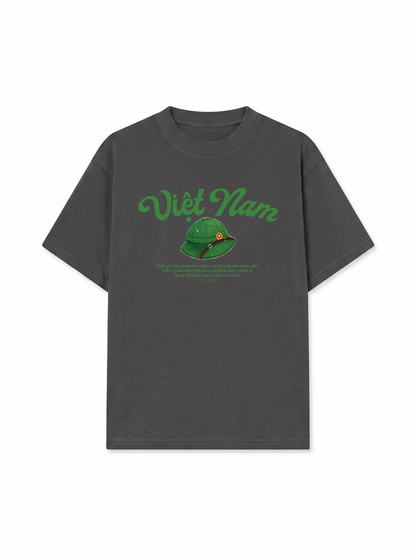 Áo Thun Relaxed Fit Mũ Cối Việt Nam