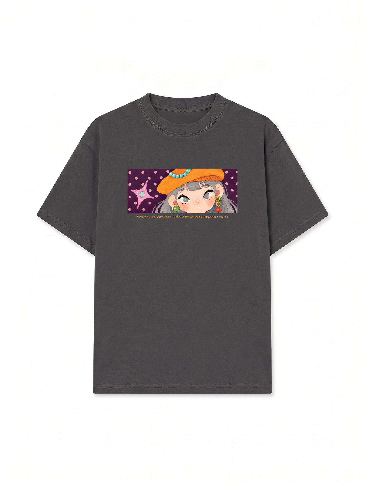 Áo Thun Relaxed Fit Orange Daydream Girl