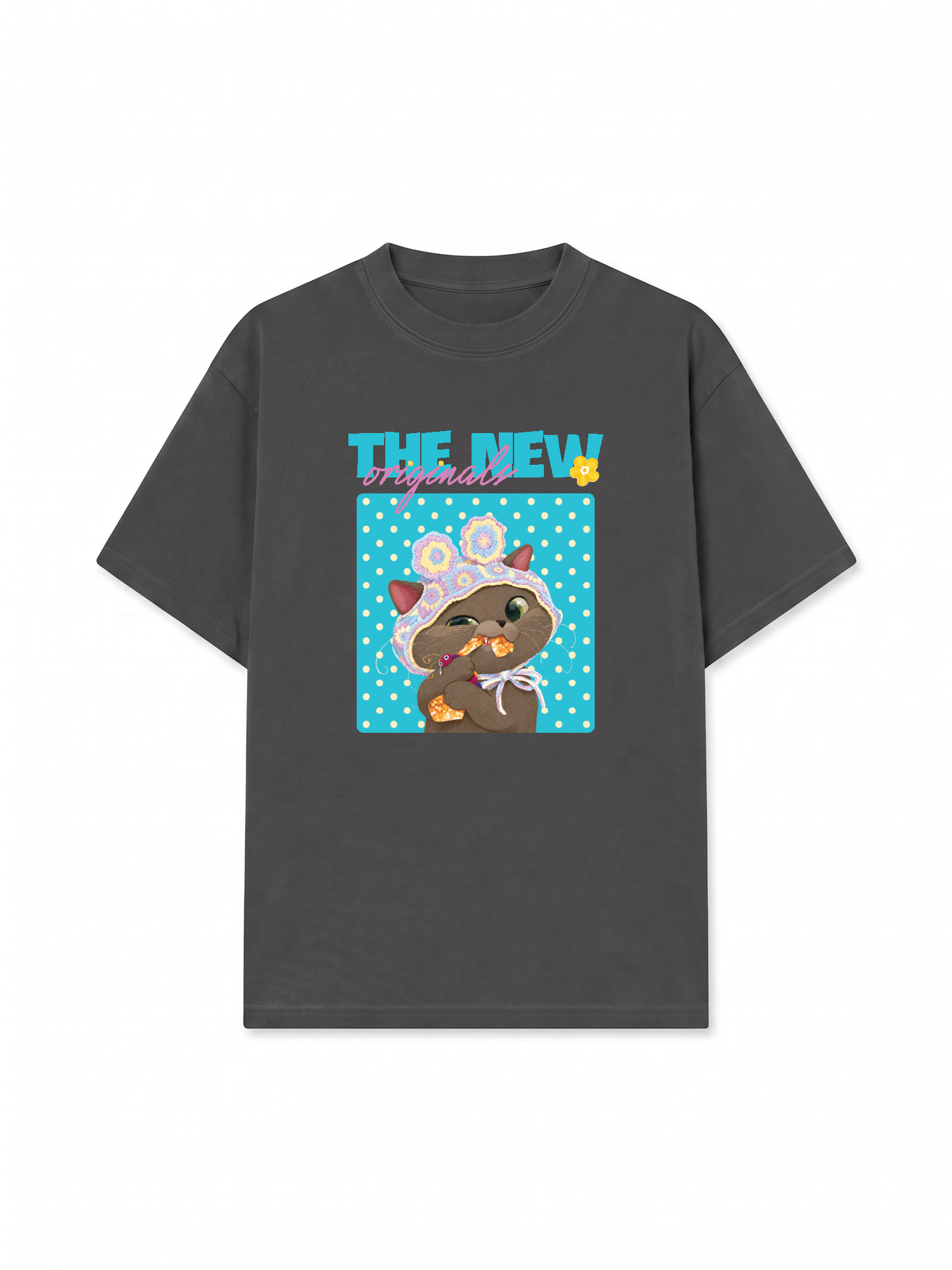 Áo Thun Relaxed Fit Little Mischief Meow