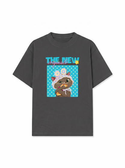 Áo Thun Relaxed Fit Little Mischief Meow