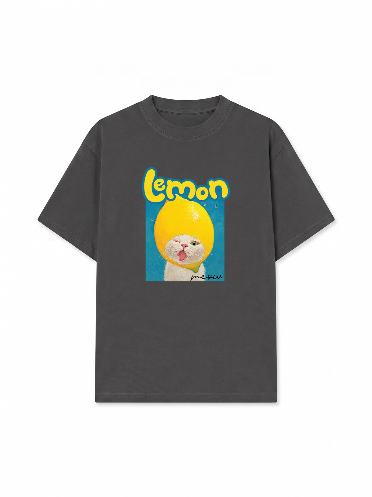 Áo Thun Relaxed Fit Lemon Meow