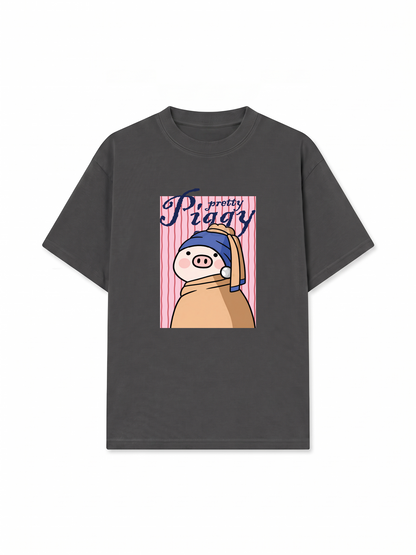 Áo Thun Relaxed Fit Pretty Piggy
