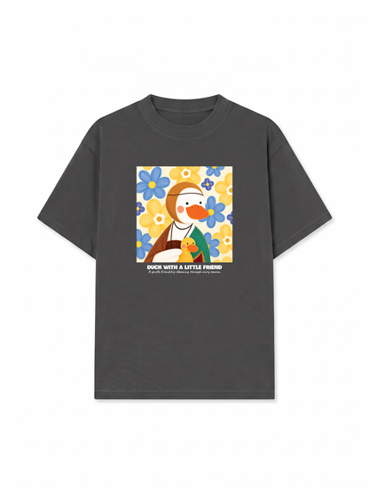 Áo Thun Relaxed Fit Duck With A Little Friend