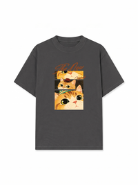 Áo Thun Relaxed Fit Fragments of Curiosity Meow