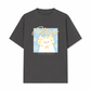 Áo Thun Relaxed Fit A Tiny Bloom Of Happiness Meow