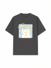 Áo Thun Relaxed Fit A Tiny Bloom Of Happiness Meow