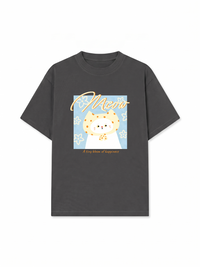 Áo Thun Relaxed Fit A Tiny Bloom Of Happiness Meow