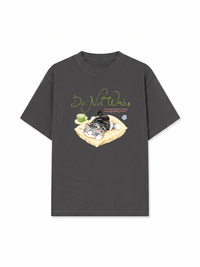 Áo Thun Relaxed Fit Do Not Wake Meow