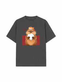 Áo Thun Relaxed Fit Animal Mood Bubble Beaver
