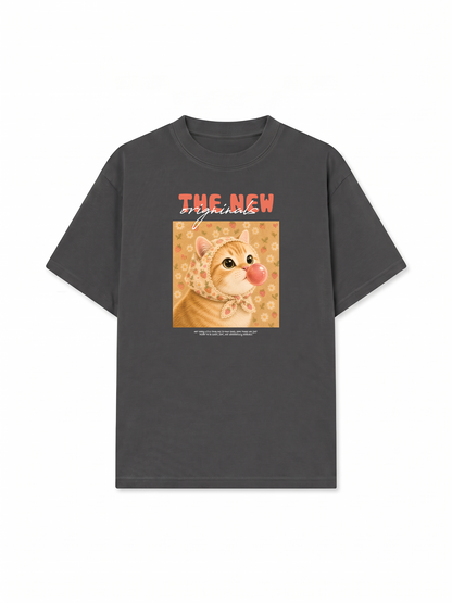 Áo Thun Relaxed Fit Honey Bubble Meow