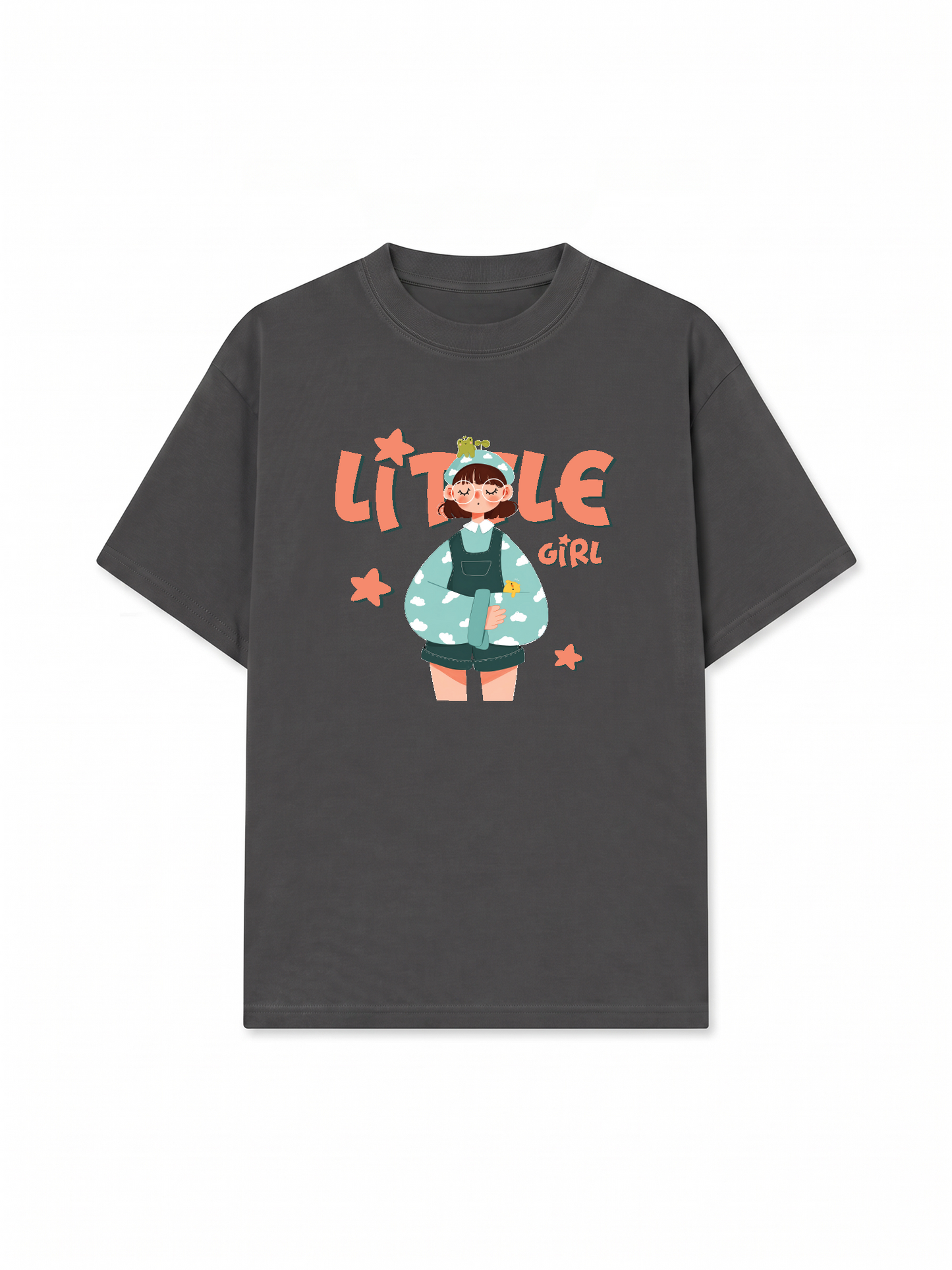 Áo Thun Relaxed Fit Little Cloud Girl