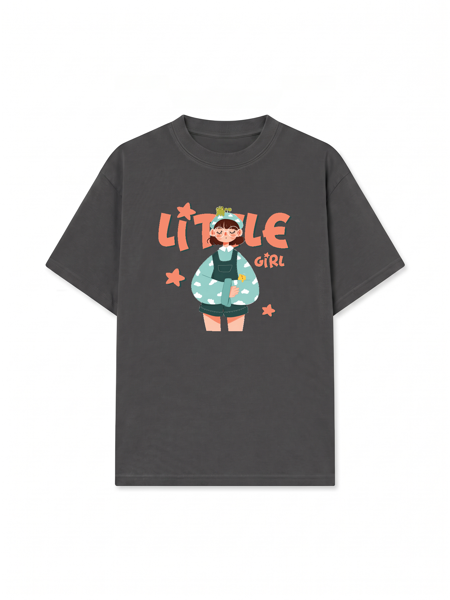 Áo Thun Relaxed Fit Little Cloud Girl