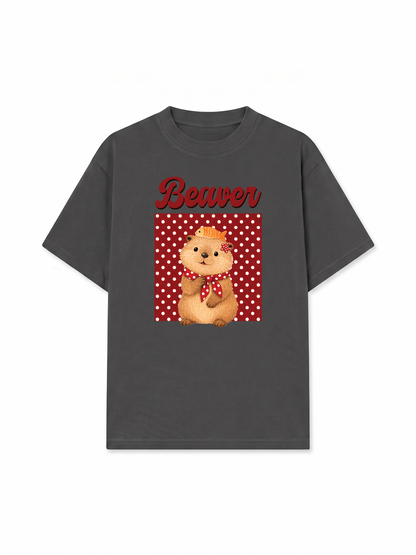 Áo Thun Relaxed Fit Animal Mood Cozy Penguin