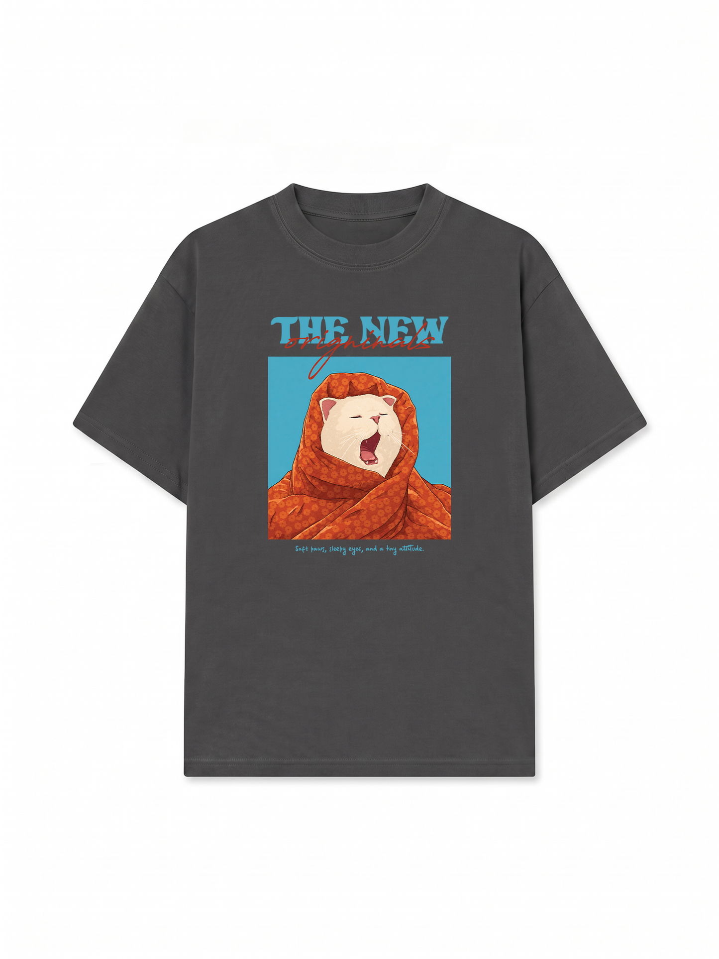 Áo Thun Relaxed Fit Sleepy Bloom Meow