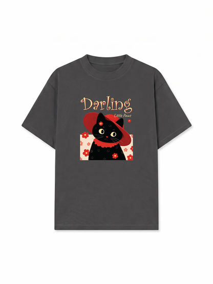 Áo Thun Relaxed Fit Darling Little Paws