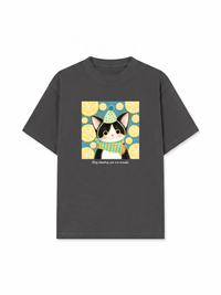 Áo Thun Relaxed Fit Lemon Reverie Meow