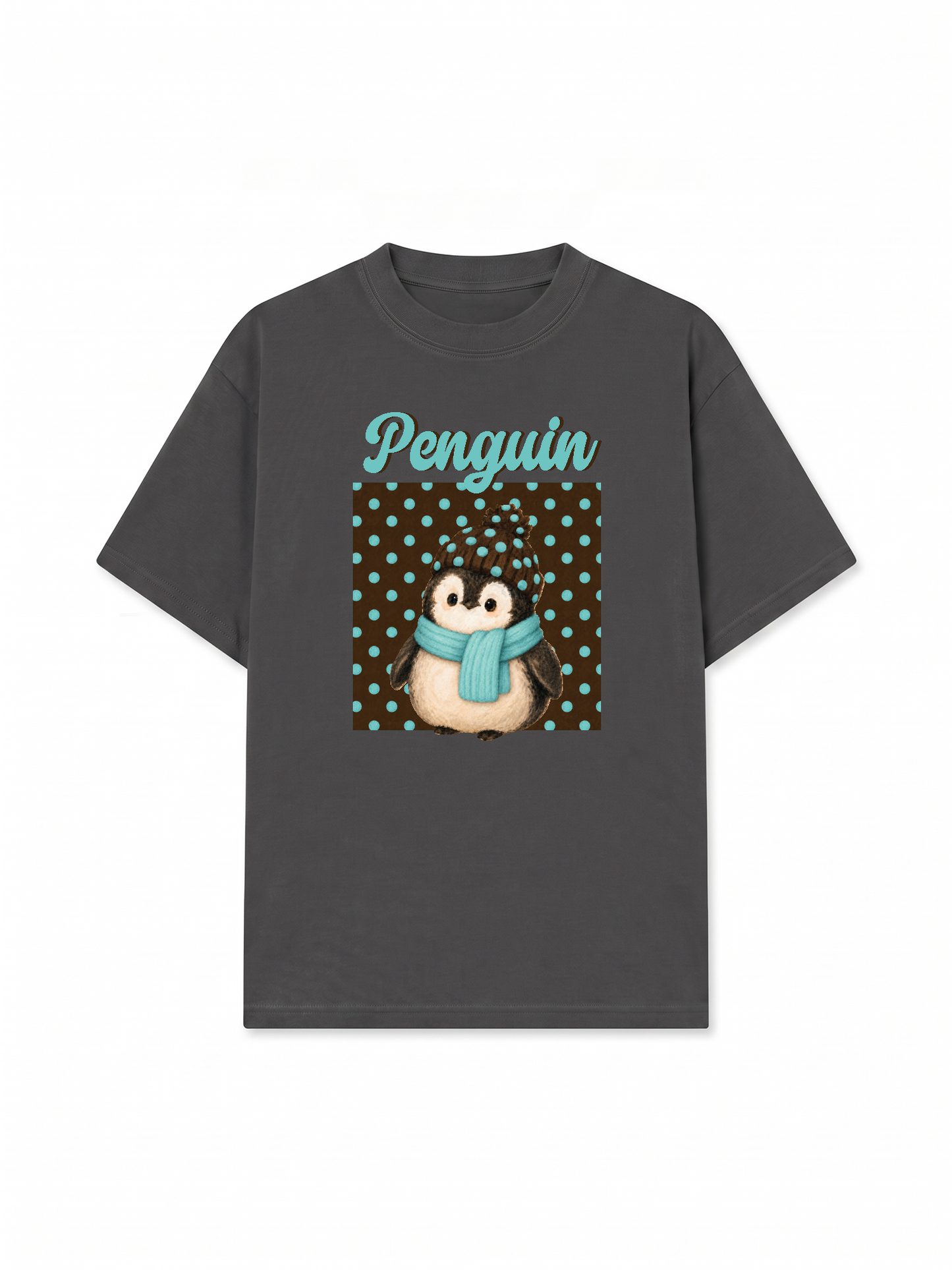 Áo Thun Relaxed Fit Animal Mood Cozy Penguin