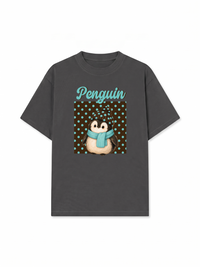 Áo Thun Relaxed Fit Animal Mood Cozy Penguin