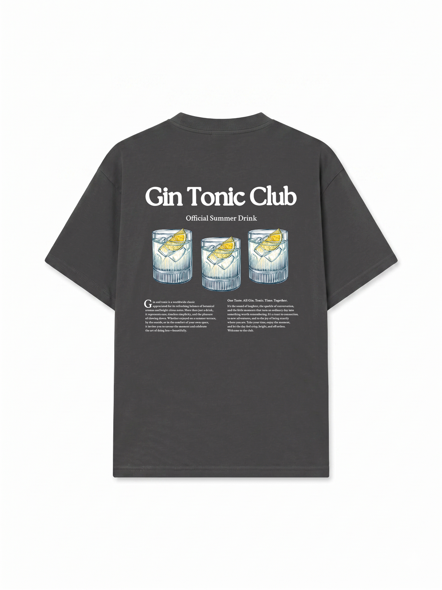 Áo Thun Relaxed Fit Gin Tonic Club