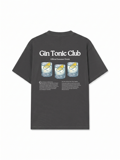 Áo Thun Relaxed Fit Gin Tonic Club