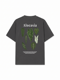 Áo Thun Relaxed Fit Tropical Alocasia Quote