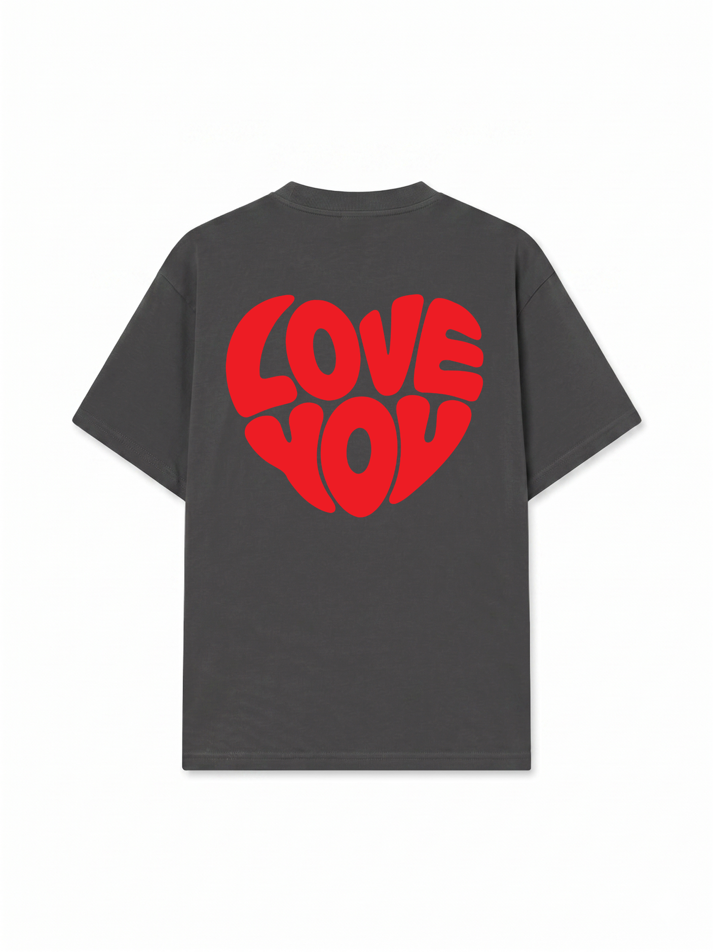 Áo Thun Relaxed Fit Love You Typography