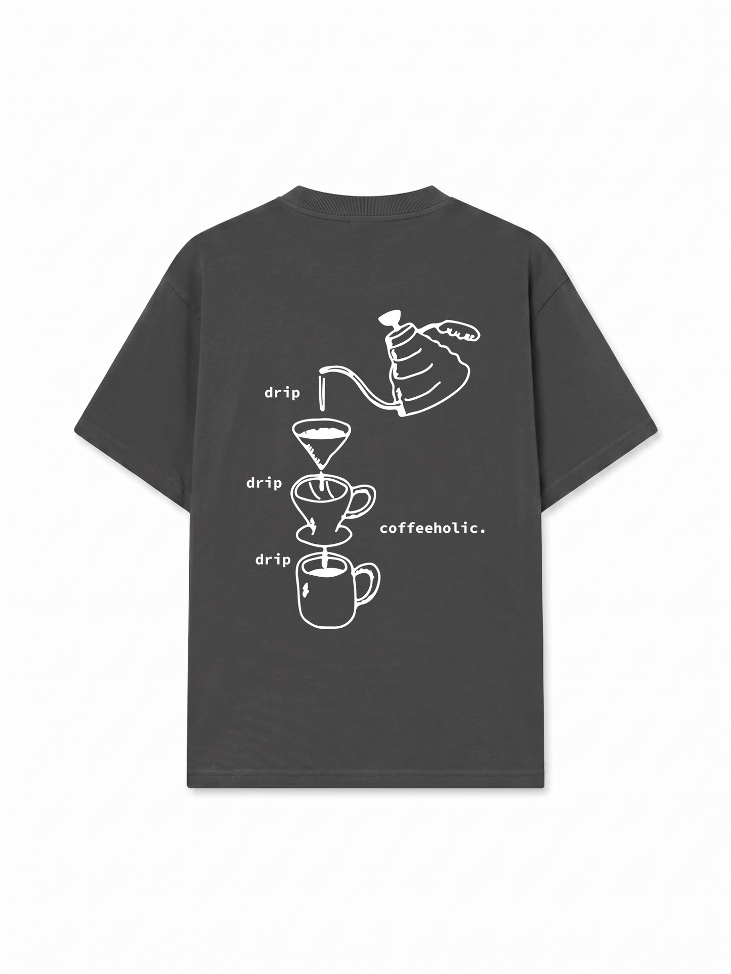 Áo Thun Relaxed Fit Coffeeholic