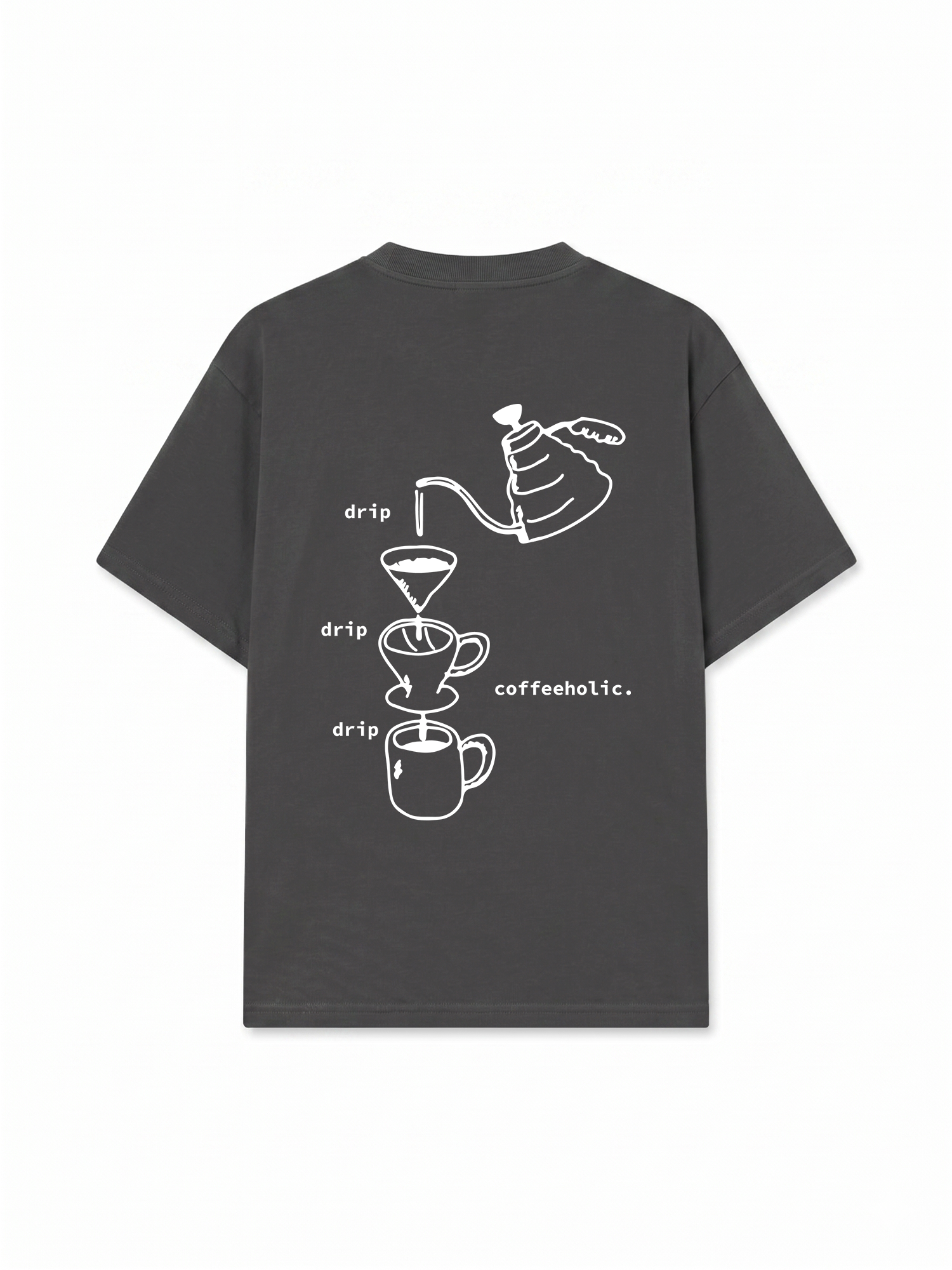 Áo Thun Relaxed Fit Coffeeholic