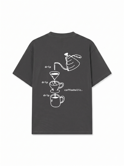 Áo Thun Relaxed Fit Coffeeholic