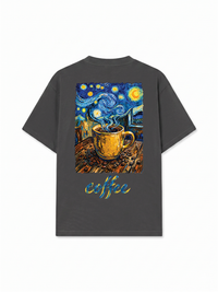 Áo Thun Relaxed Fit Coffee Vangogh