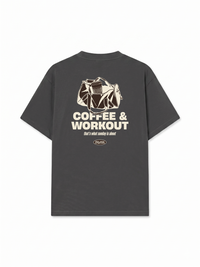 Áo Thun Relaxed Fit Coffee & Workout