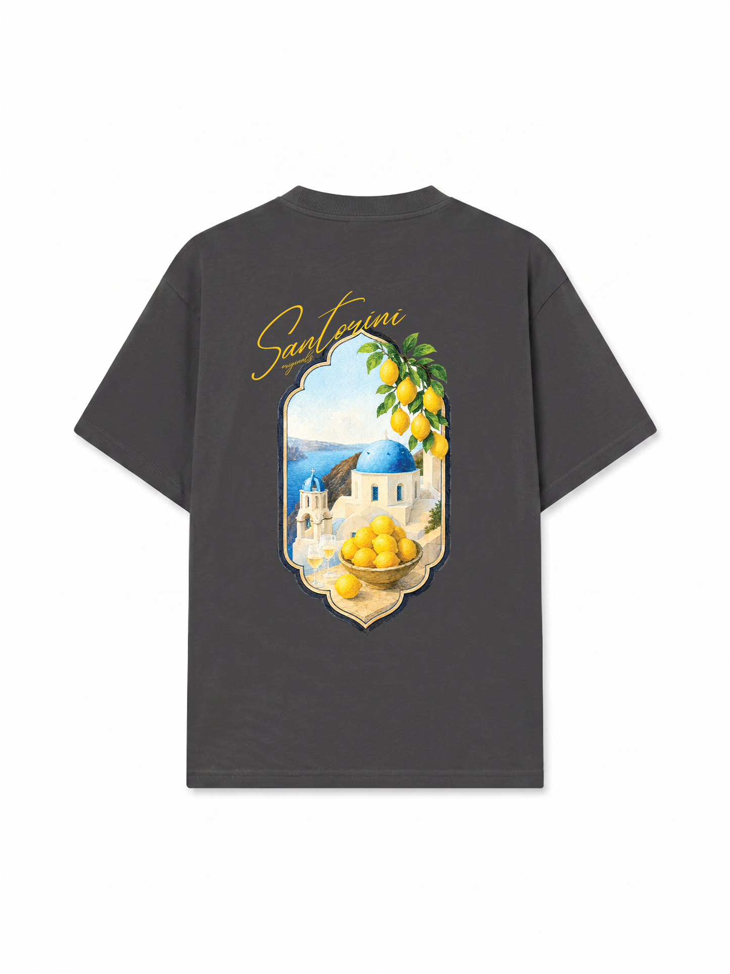 Áo Thun Relaxed Fit Santorini Lemon