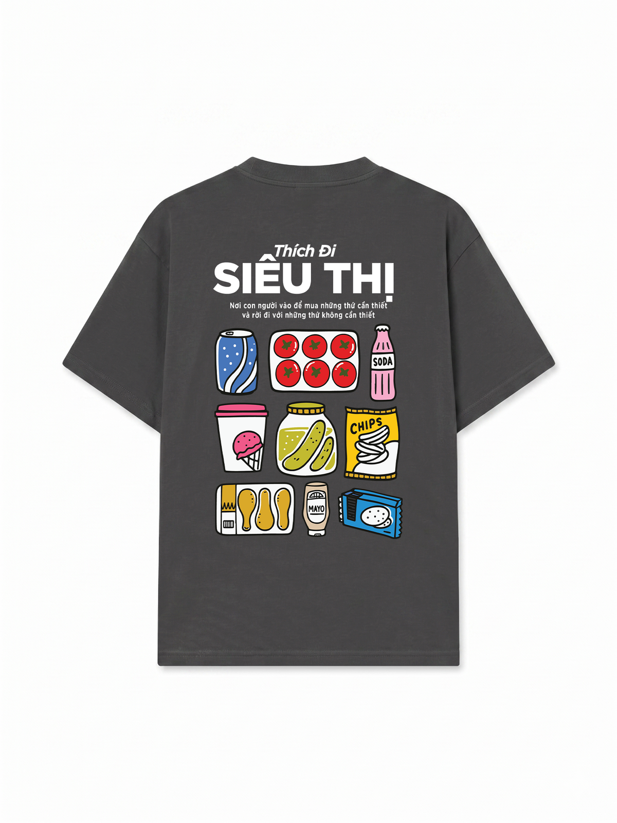Áo Thun Relaxed Fit Thích Đi Siêu Thị