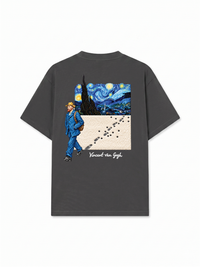 Áo Thun Relaxed Fit Vincent Van Gogh Stary Night